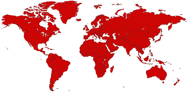 Worldwide map